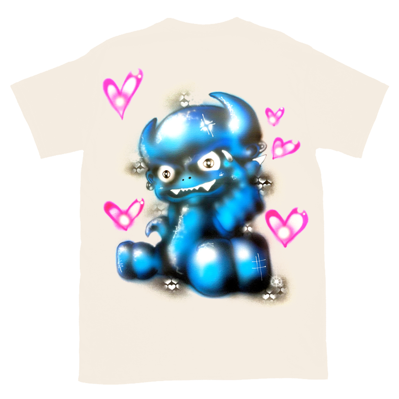 BLUE DEVIL TEE - WHITE